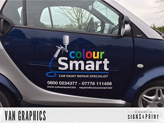 Vinyl printing and application.