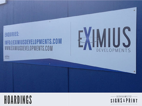 Hoarding design, manufacture and installation.