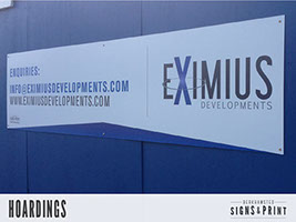 Hoarding design, manufacture and installation.